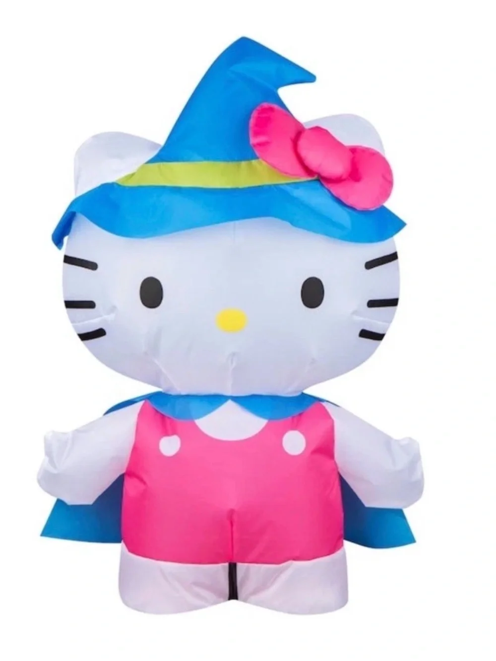 Sanrio Hello Kitty Inflatable Pink Witch Costume Indoor Halloween Decor 2ft NIB